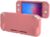 Switch lite Coral Case, Ergonomic Switch lite Hard Protective Case for Girls