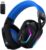 WESEARY Wireless Gaming Headset for PC, PS4, PS5, Mac, Switch – 2.4GHz Gaming Headphones with Microphone, 50mm Stereo Sound Drivers Bluetooth Gaming Headsets, 50h Battery Life, RGB Lighting