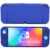 GUTIAL Dockable Case for Nintendo Switch OLED Model 2021 – Cute Protective Cover Case for Nintendo Switch OLED 7 Inch and Joy-Con Controller with Screen Protector and Thumb Grips – Dark Blue