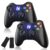 2 Pack Xbox 360 Controller, Wireless Controllers Gamepad Upgraded Joystick Compatible with Xbox 360 & Slim/Windows 11/10/8/7 PC Controller with 2.4GHz Receiver (Black)