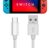 TALK WORKS Nintendo Switch Charger USB C Braided Nylon Cable Accessory – Extra Long 6′ Flexible Charging Cord For Switch Lite / OLED (Silver)
