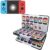 HEIYING Game Card Case for Nintendo Switch&Switch OLED,Customized Pattern Switch Lite Game Card Storage Box with 48 Game Card Slots and 24 Micro SD Card Slots.