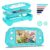 Protective Case for Nintendo Switch Lite, Full Protection Switch Lite Cover, TPU Shock-Absorption and Anti-Scratch for Nintendo Switch Lite Skin with Bult-in Screen Protector & Thumb Grip Caps, Blue