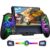 JC200 Hall Joystick Switch Controller for Nintendo Switch/OLED, Full-Size Grip Wireless Switch Joypad with 9 Color Lights. Ideal for Those Who Prefer Handheld Mode with APP, Turbo and Programming