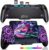 Switch Controllers Upgraded Hall Effect Joystick for Nintendo Switch/OLED,One-Piece Wireless Switch Joypad,Full-Size Ergonomic Handheld Remote Controller with Battery/RGB/Turbo/Mapping