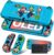 Xinocy for Nintendo Switch OLED Case Cute Cartoon Anime Design Cases Kawaii Fun Funny Fashion Soft Slim Protective Dockable Joycon Shell Cover for Kids Boys Teens Girls for Switch OLED 2021 Maro