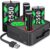 Charger for Xbox One Controller Battery Pack, 4X 2550mAh Xbox 1 Rechargeable Battery Packs Charging Station, Xbox One Battery Charger Accessories Kit for Xbox Series X|S/One S|X/One Elite Controllers
